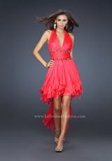 2012 La Femme Prom Dresses 16986.  Available in Indigo, Watermelon, White, Yellow